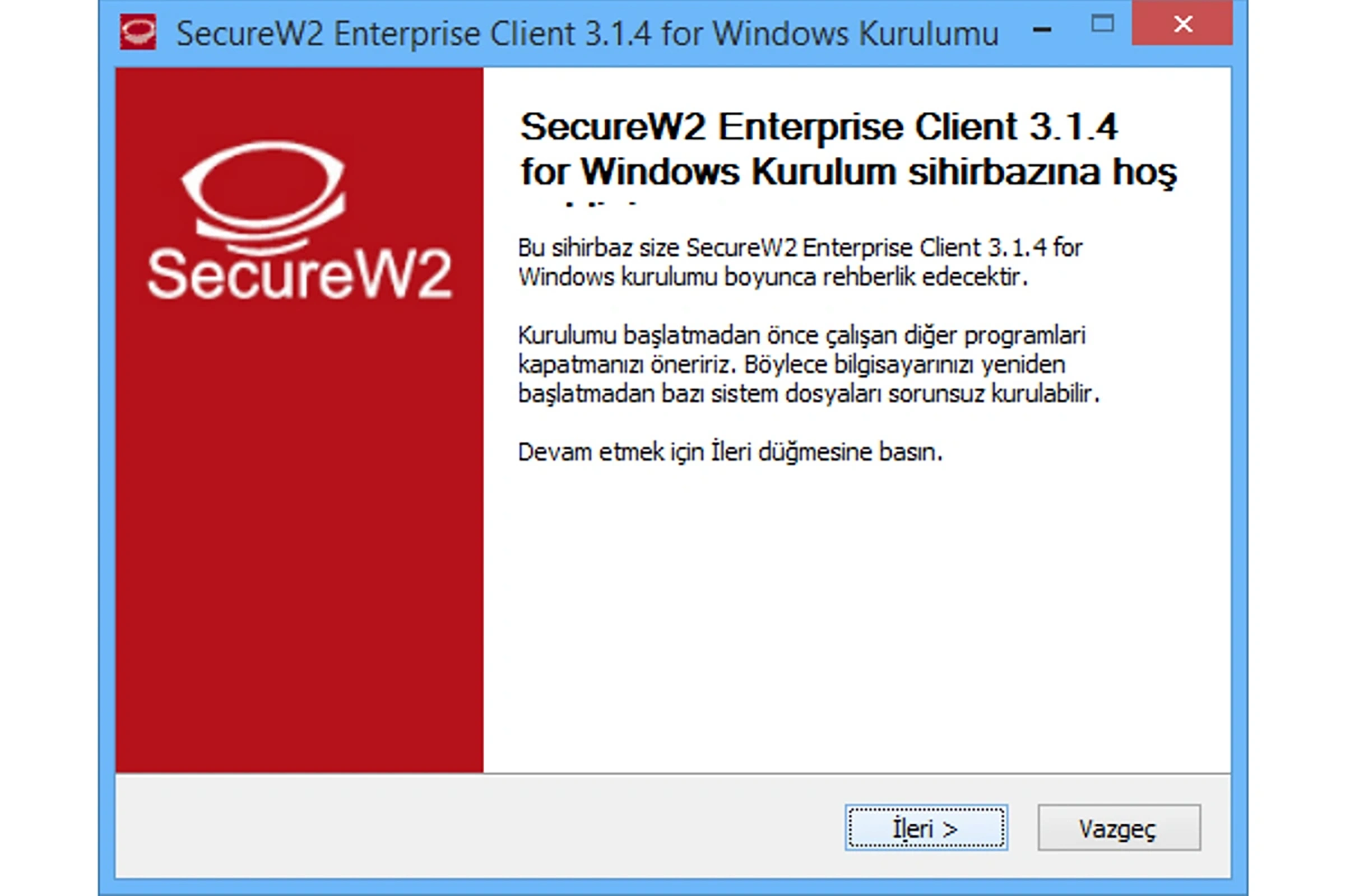 Secure W2 Kurulumu